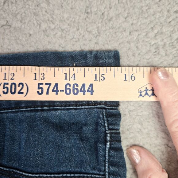 Nine West Womens Pull On Jeans 10 Dark Wash Skinny Stretch Comfort Legging Denim - Picture 8 of 11